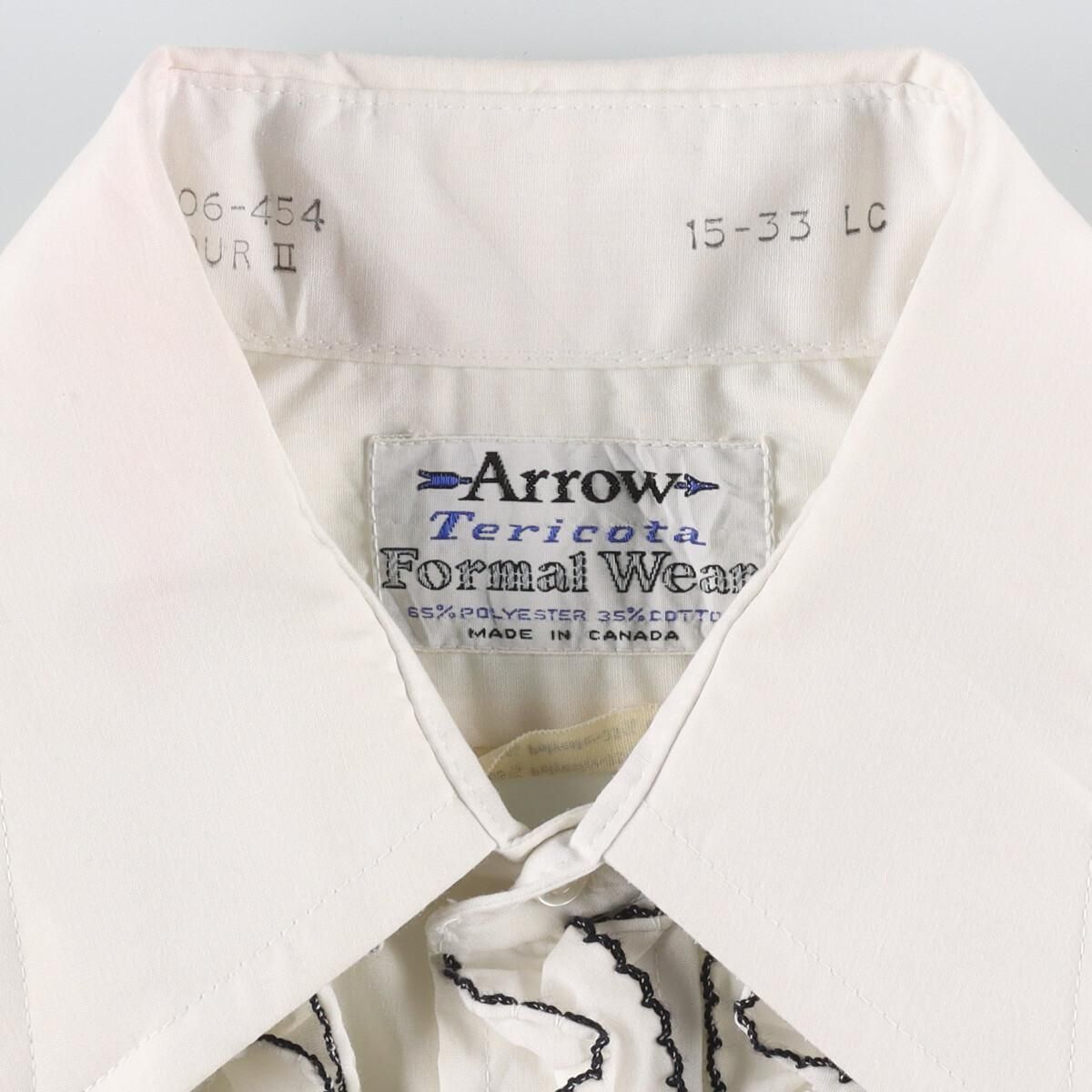 Arrow フリルシャツ 70s カナダ製 ヴィンテージ Arrow フリルシャツ 70s カナダ製 ヴィンテージ