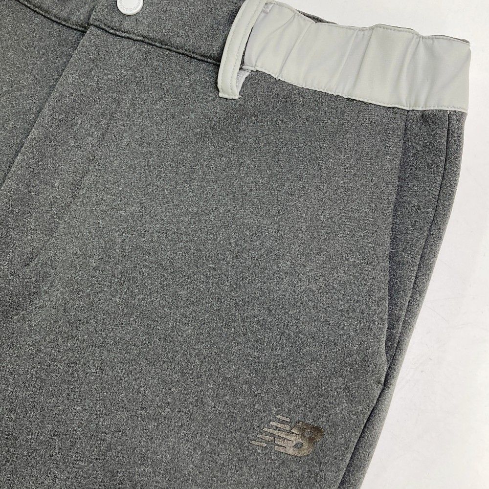 サイズ：4 NEW BALANCE GOLF ニューバランス  裏起毛 ストレッチパンツ  グレー系 [240101431685] ゴルフウェア メンズ ストスト サイズ：4 NEW BALANCE GOLF ニューバランス 裏起毛 ストレッチ