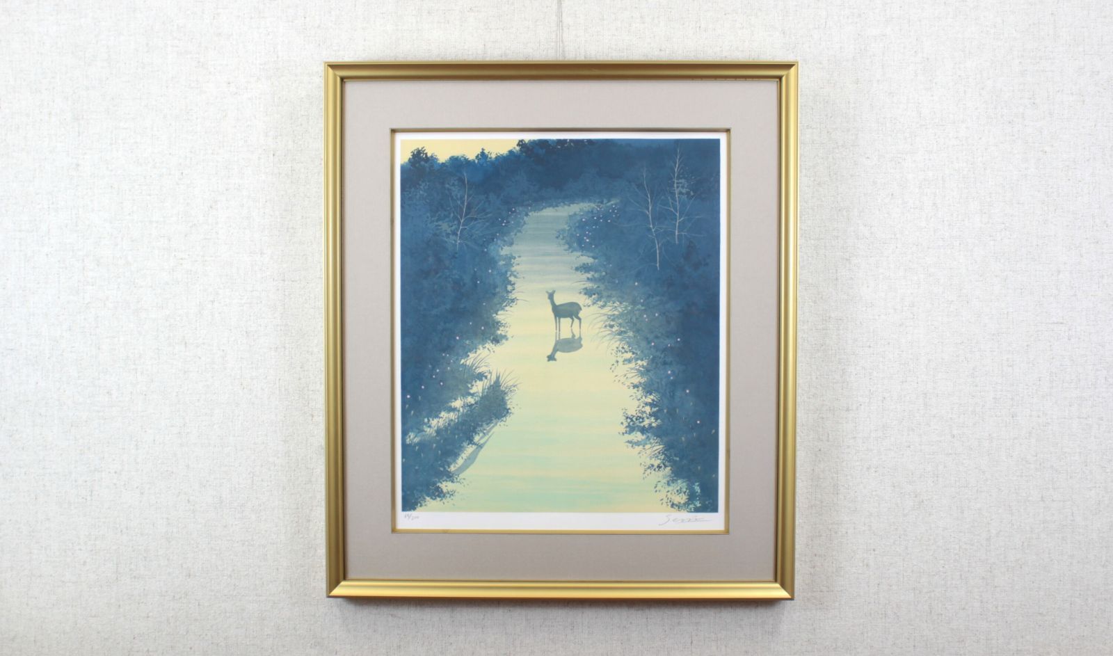 千住 博『森の中』リトグラフ【真作保証】 絵画 千住 博『森の中』リトグラフ【真作保証】 絵画 - メルカリ