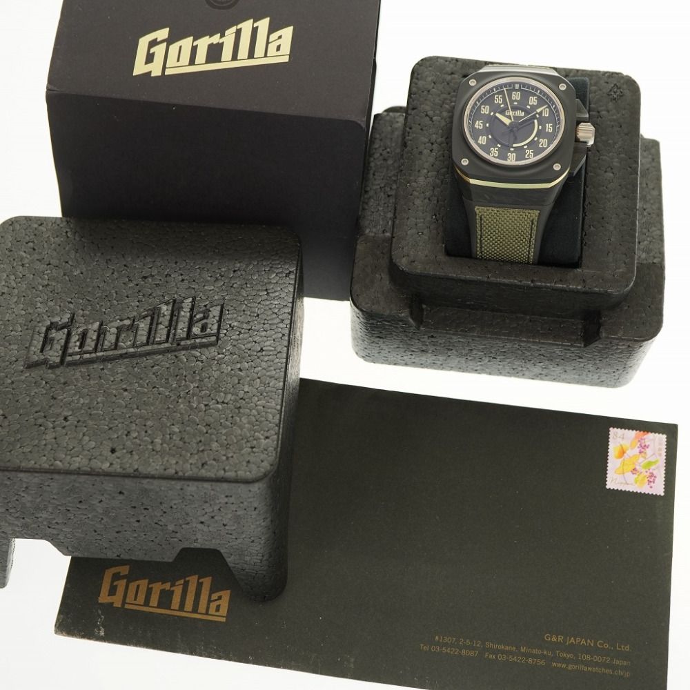 新品同様 ゴリラ ファストバック ファントムブラック FBY03.1 自動巻き