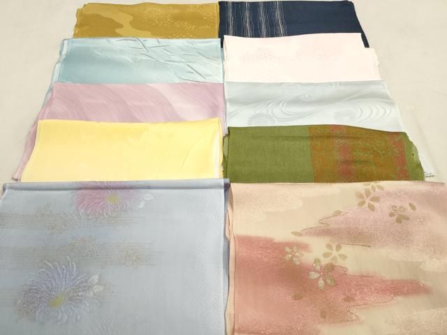 平和屋着物 和装小物 帯揚げ10枚セット 正絹 DAAV2473xg