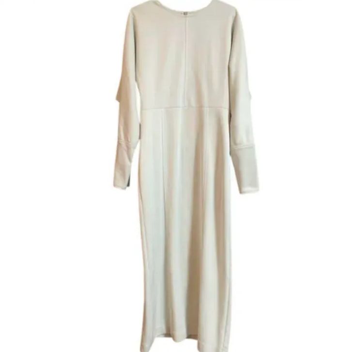 アダムエロペ グロスジャージワンピース キナリ 長袖 ロングワンピース