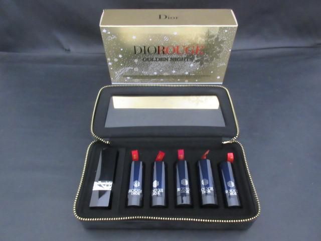 未使用 ディオール Dior ルージュ ディオール クチュール セット ゴールデン ナイツ 999/665/028 マット 999/772/666 -  メルカリ