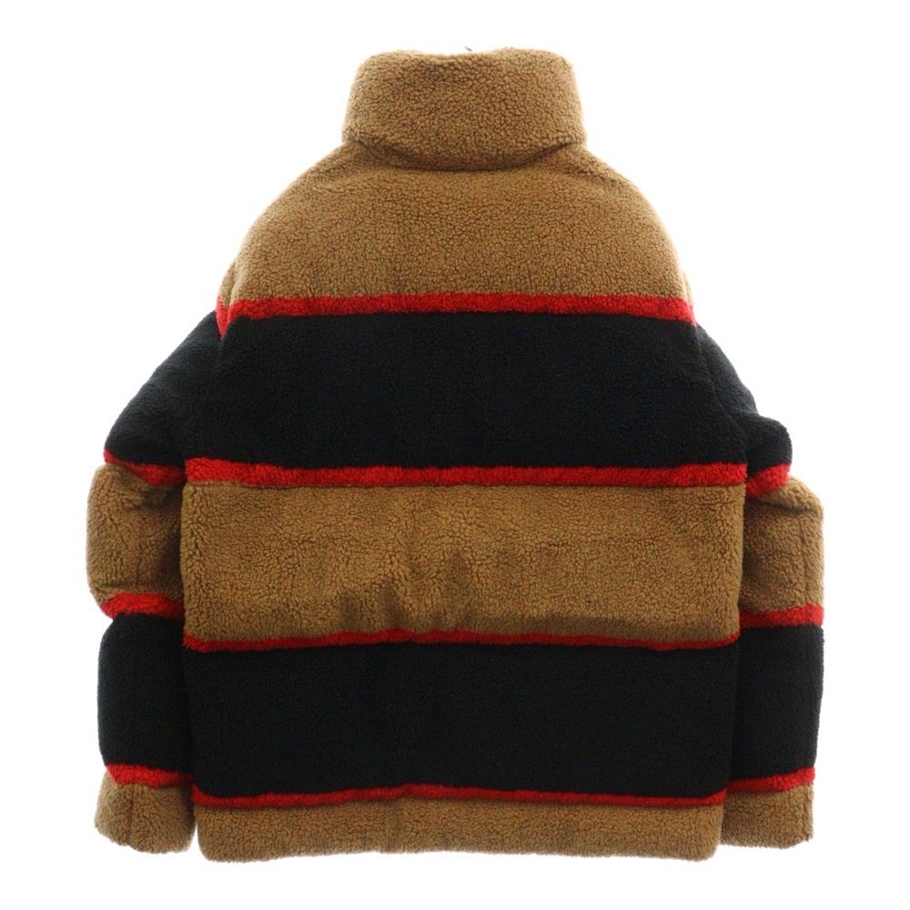 BURBERRY (バーバリー) ロゴワッペン ボア ダウンジャケット フリース