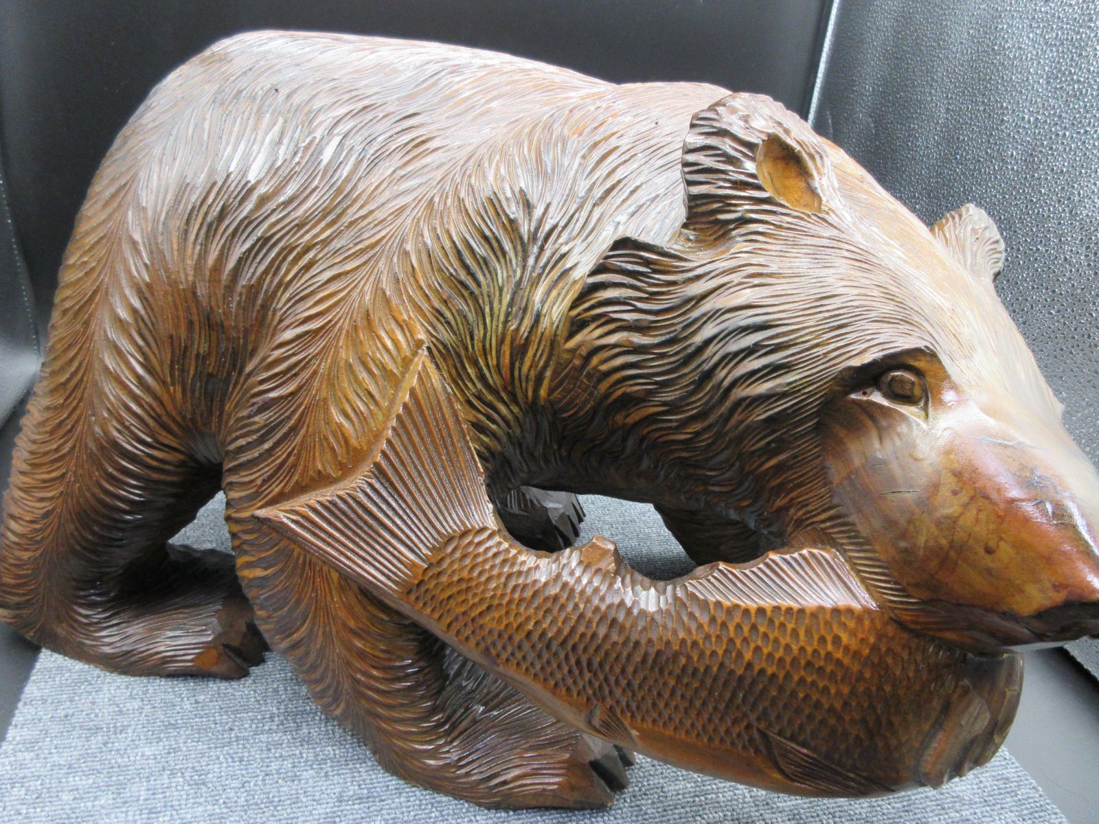 木彫りくま　アンティーク　くま wooden bear / アンティーク木彫りのくま スイスベルン | cocon