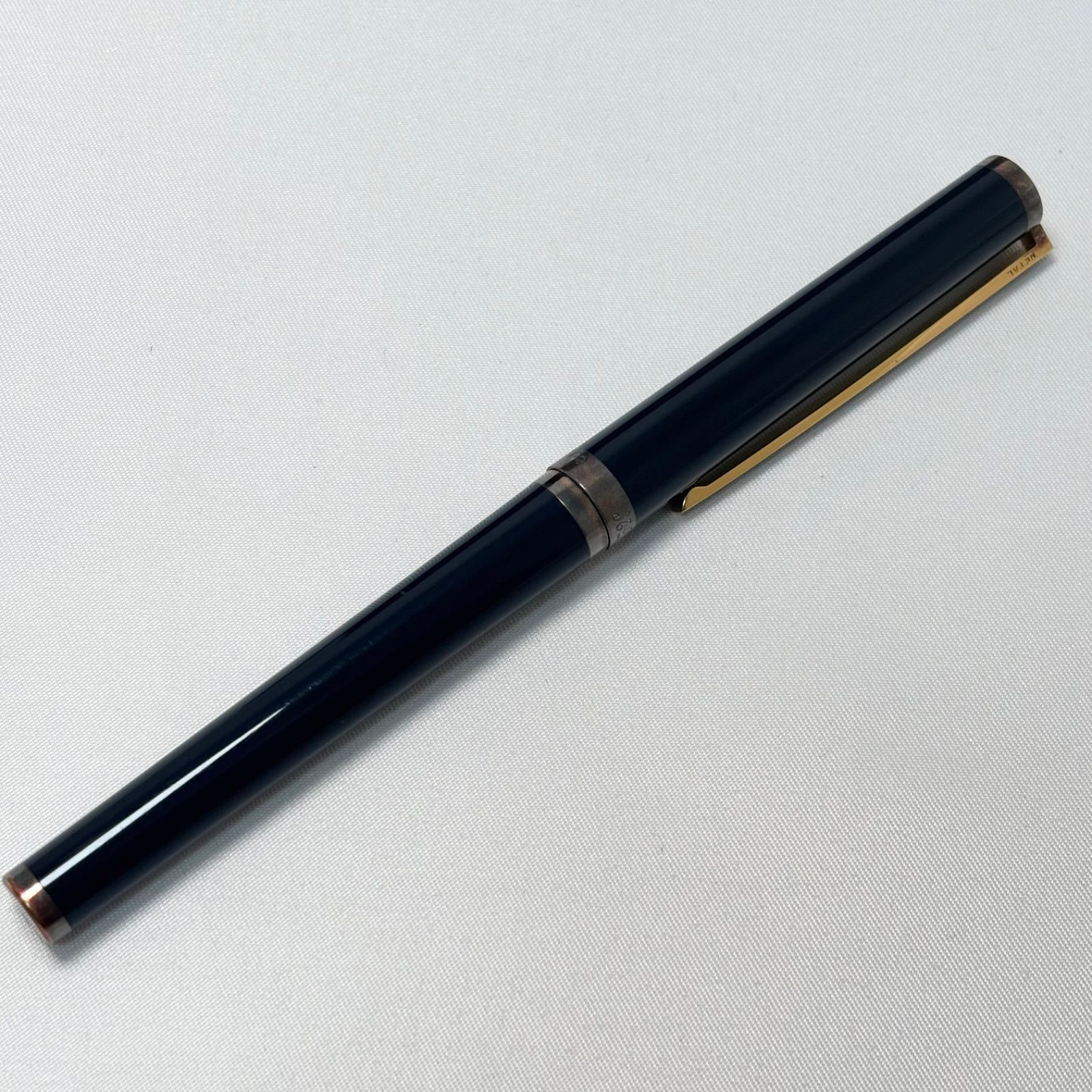 【中古】デュポン 925 シルバー万年筆 ペン先18ct 750 S.T.Dupont デュポン 925 都彭 ペン先18ct 750 万年筆 筆記用具