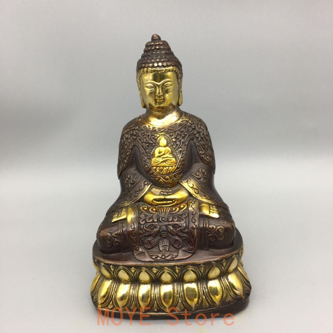 銅像 仏像 仏教美術 釈迦仏仏像 仏堂奉納 装飾品 工芸品 置物 仏教美術 仏像 釈迦仏像 仏堂奉納 銅製 鎮宅辟邪 開運風水 招財