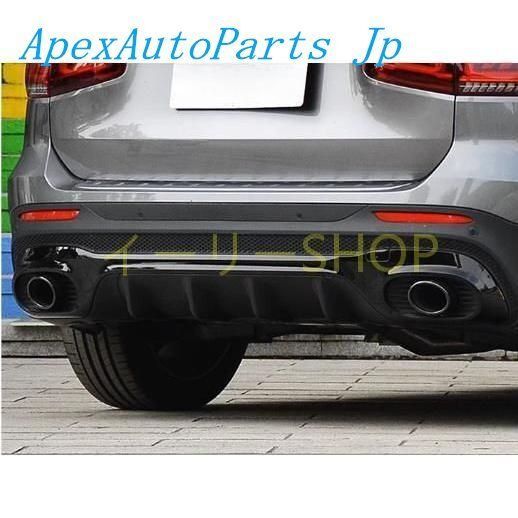 メルセデス ベンツ GLBクラス GLB35 2021- マフラーカッター テールパイプ デュアル出し マフラーカッターカバー 4本出し FFCRYSTALESIA_COM