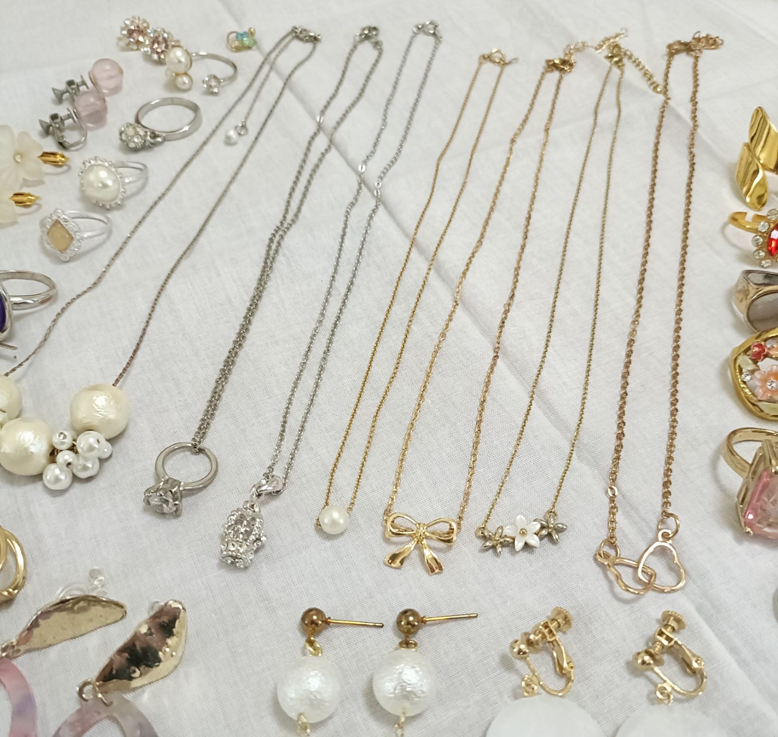 イミテーションアクセサリーまとめ売り ネックレス イヤリング ピアス