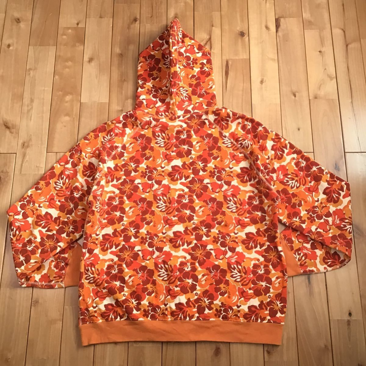 アロハカモ フルジップ パーカー Lサイズ a bathing ape BAPE full zip 