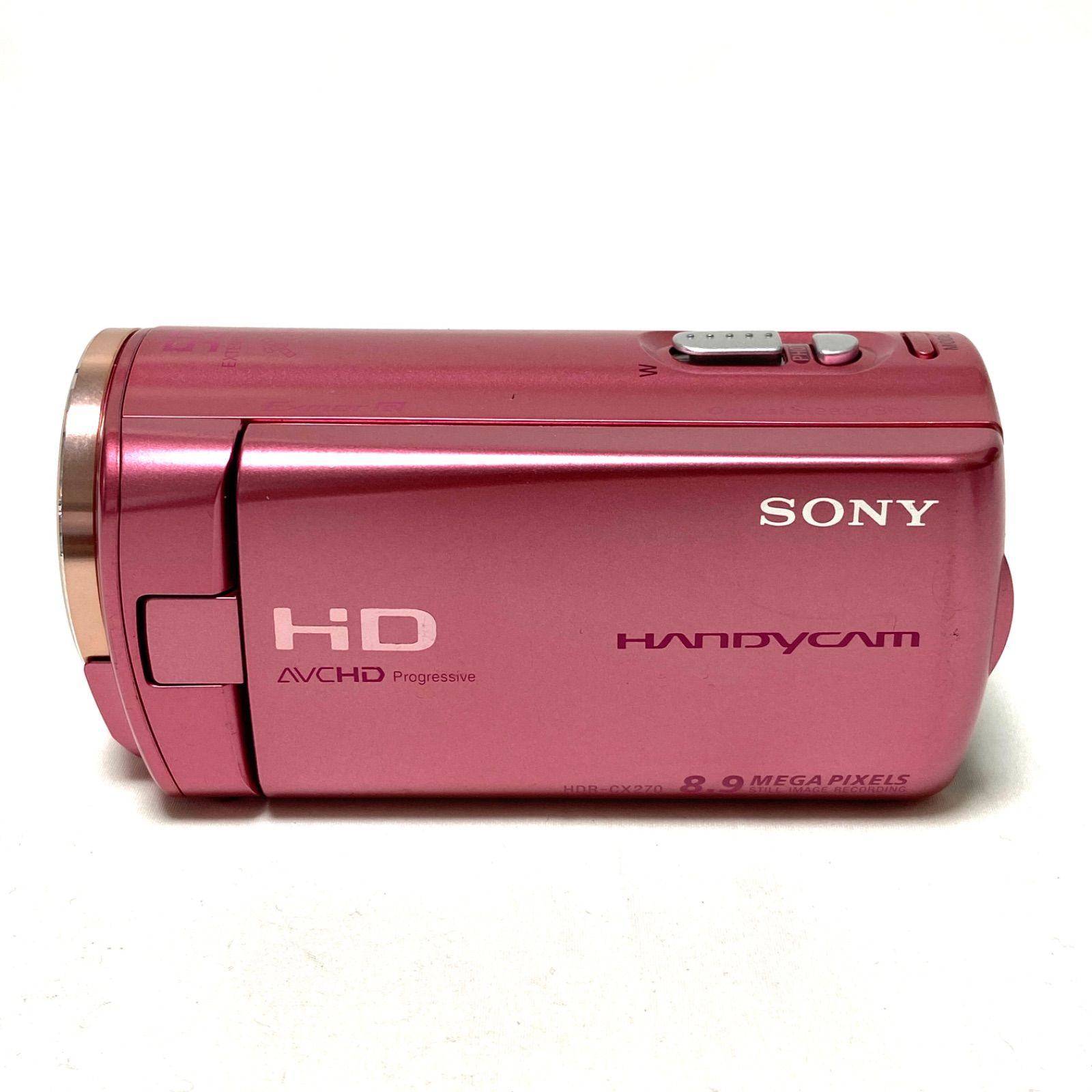 SONY HDR CX 270 V ピンク ビデオカメラ レコーダー 8 9 MEGA PIXELS STILL IMAGE RECORDING
