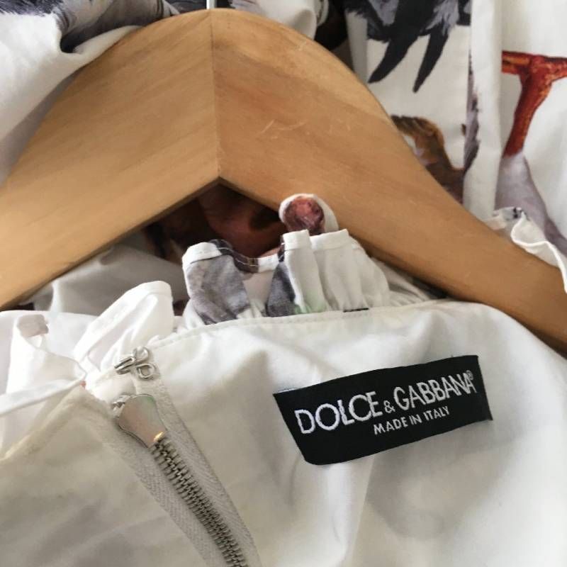 美品 DOLCE & GABBANA ドルチェ＆ガッバーナ アニマル柄 ワンピース 