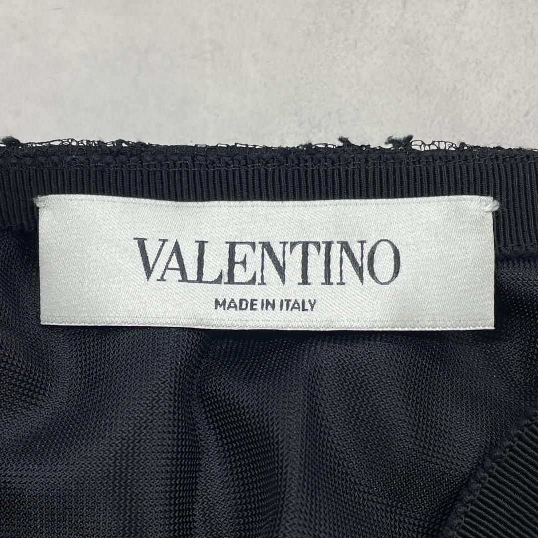 ◎VALENTINO ヴァレンティノ 総レース スカート フレア 花柄 チュール