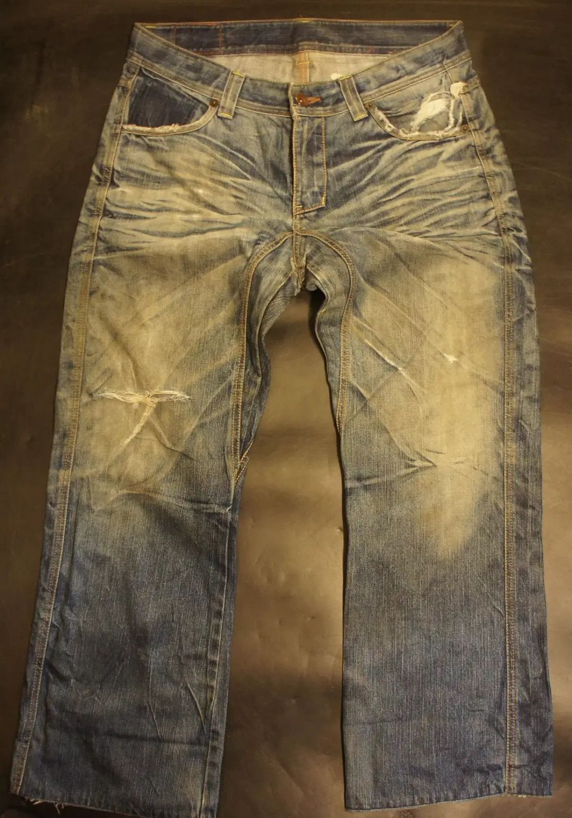 z1627 ウォッシュジーンズ リリーフジーンズショップ タイムパンツ ビンテージデニムブルー ミドルとユースの日 LEVI'S(リーバイス)