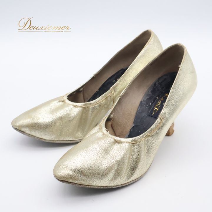 社交ダンス 衣装 23 1/2CM Kent dance ゴールド系 ダンス