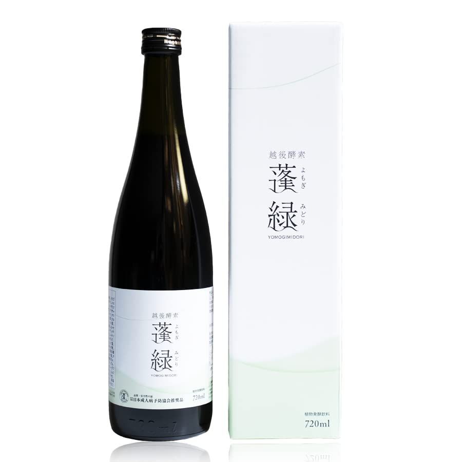 新着商品】酵素ドリンク 越後酵素蓬緑ボトル 720ml 80種類の