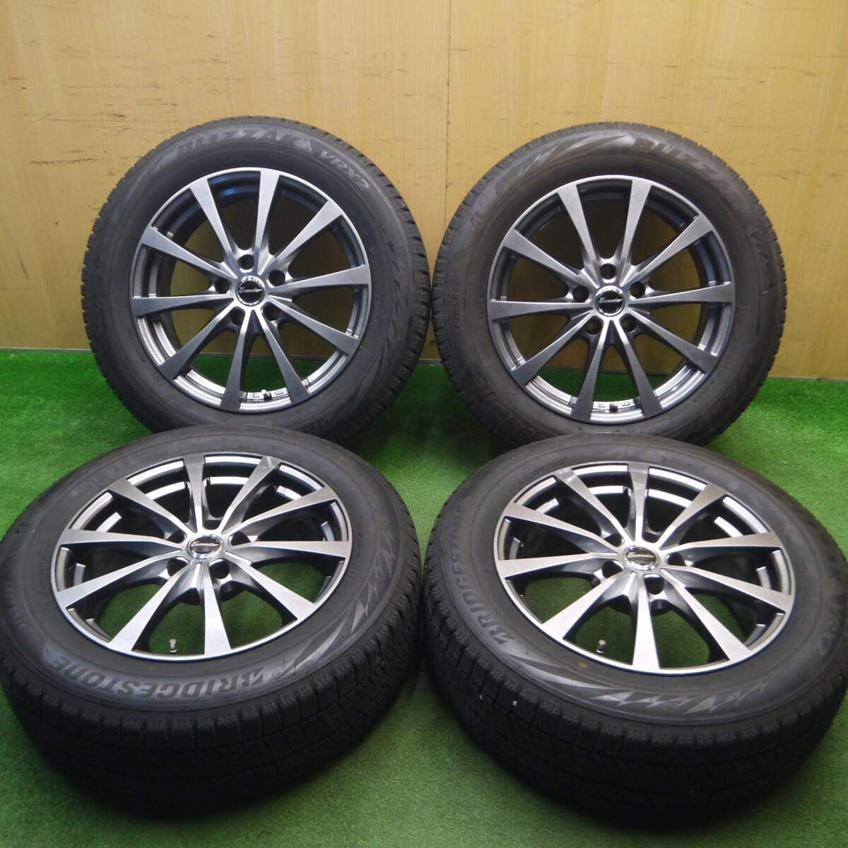 【バリ溝】VRX2 215/60R17 エスティマ純正17ホイールセット バリ溝】VRX2 215/60R17 エスティマ純正17ホイールセット - メルカリ