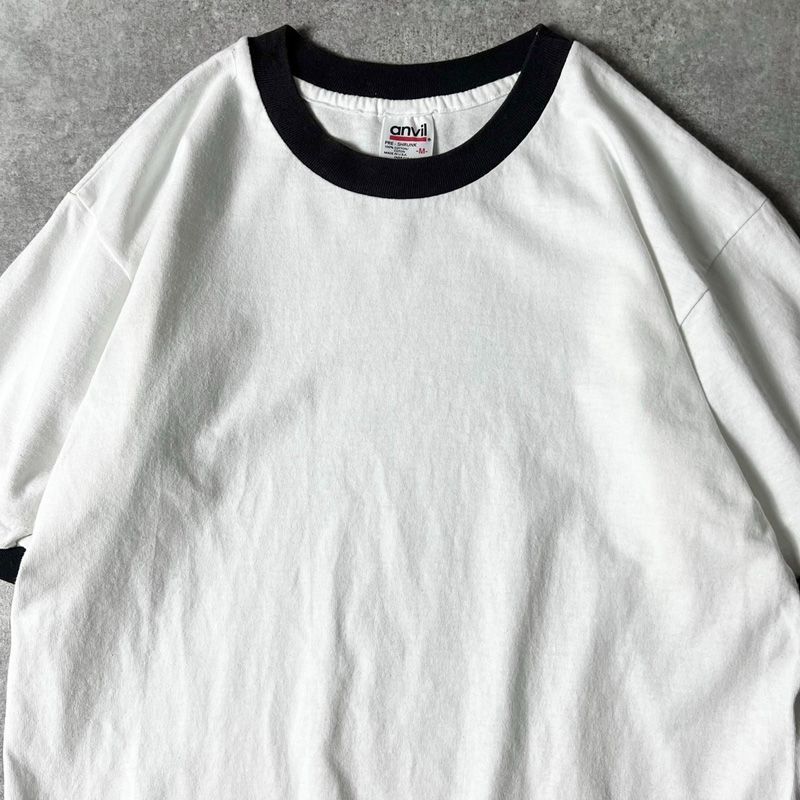 anvil 90s ビンテージ　アメリカ製　USA製　リンガーtee リンガー VINTAGE 90s L Ringer Tee -anvil- – ユウユウジテキ