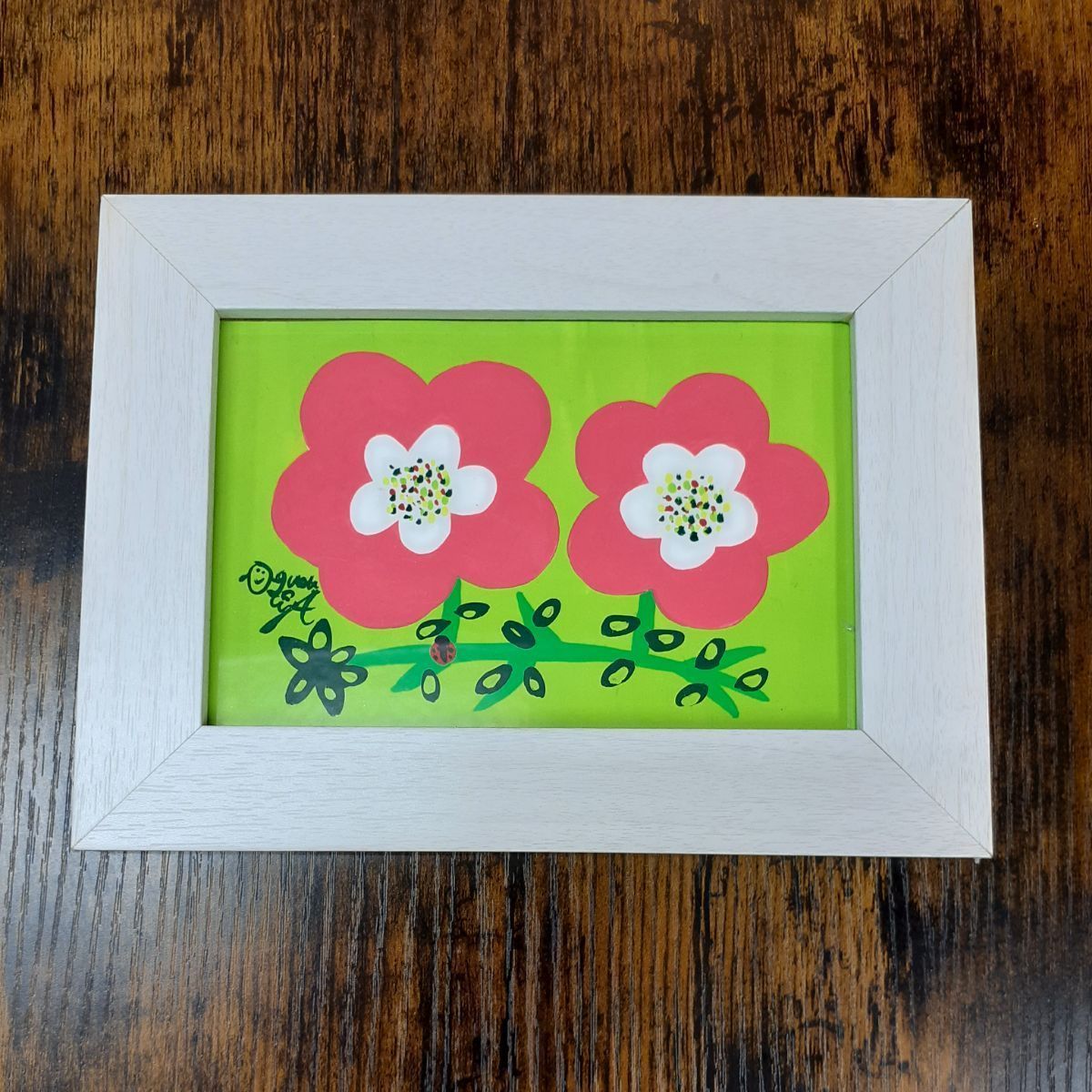 【原画＊額付き】消えない絆 原画＊額付き】消えない絆