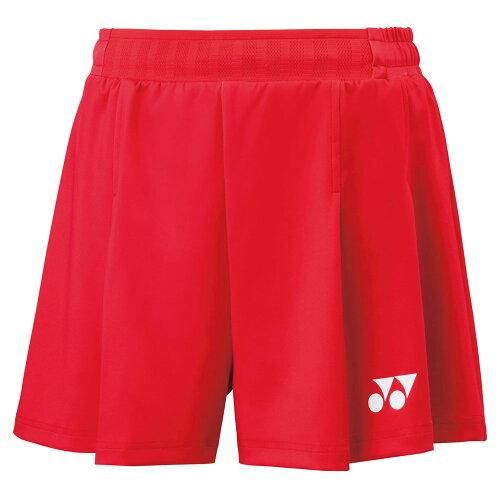 【新品・5営業日で発送】YONEX ヨネックス ウィメンズショートパンツ (25075) 色 : ルビーレッド サイズ : L 