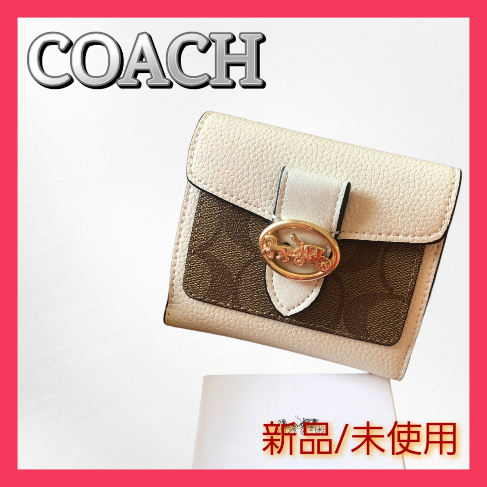 COACH コーチ 折り財布 シグネチャー 馬車 7250 yousertelecom.com.br