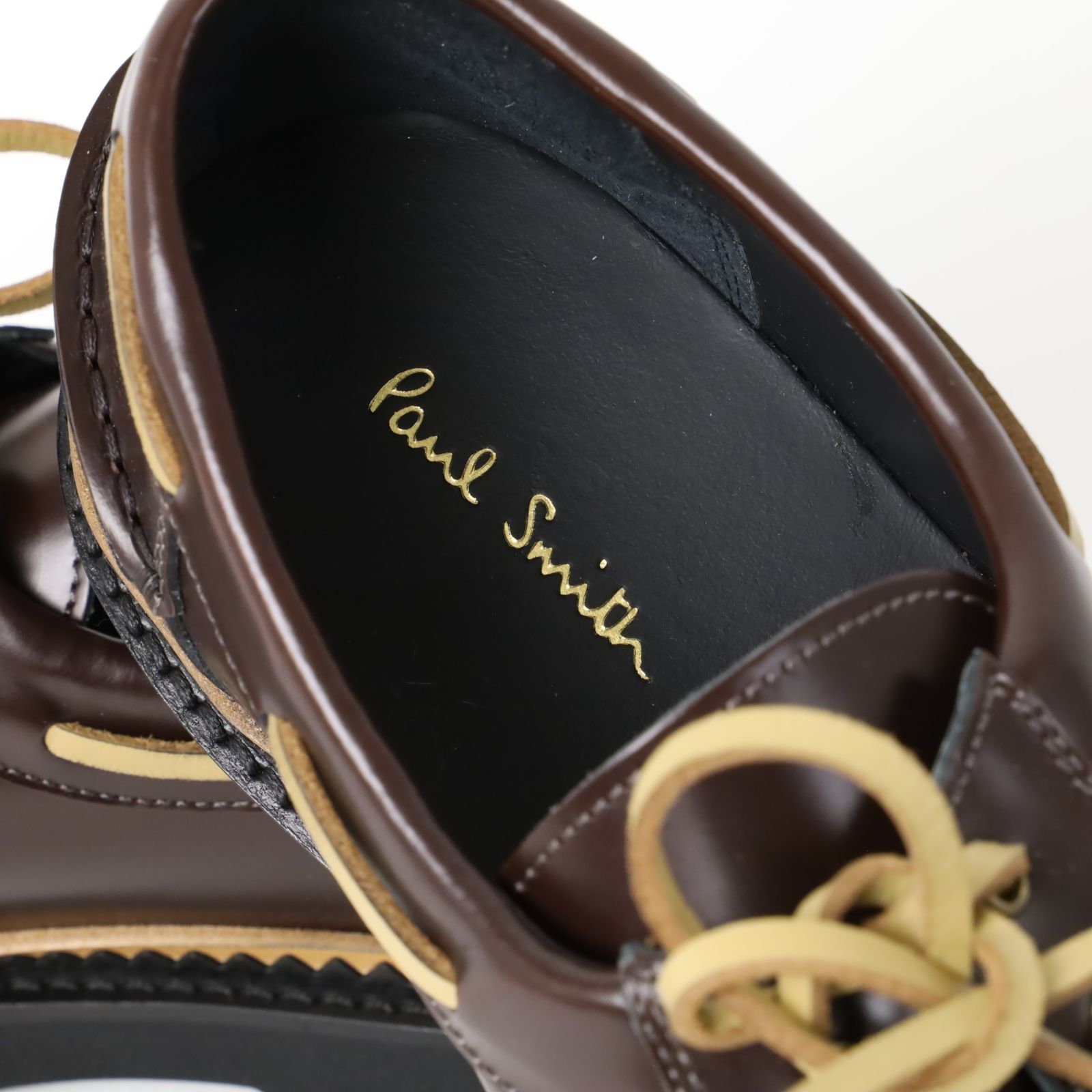 新品 Paul Smith ポール・スミス Barca ボートシューズ レザー 