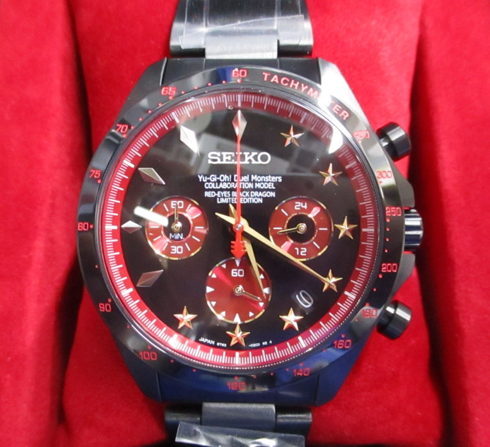 遊戯王デュエルモンスターズ×セイコー 腕時計 真紅眼の黒竜 Yu-Gi-Oh