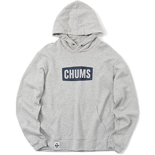 XL_H/Gray×Navy [チャムス] パーカー Logo Pull Over Parka LP メンズ