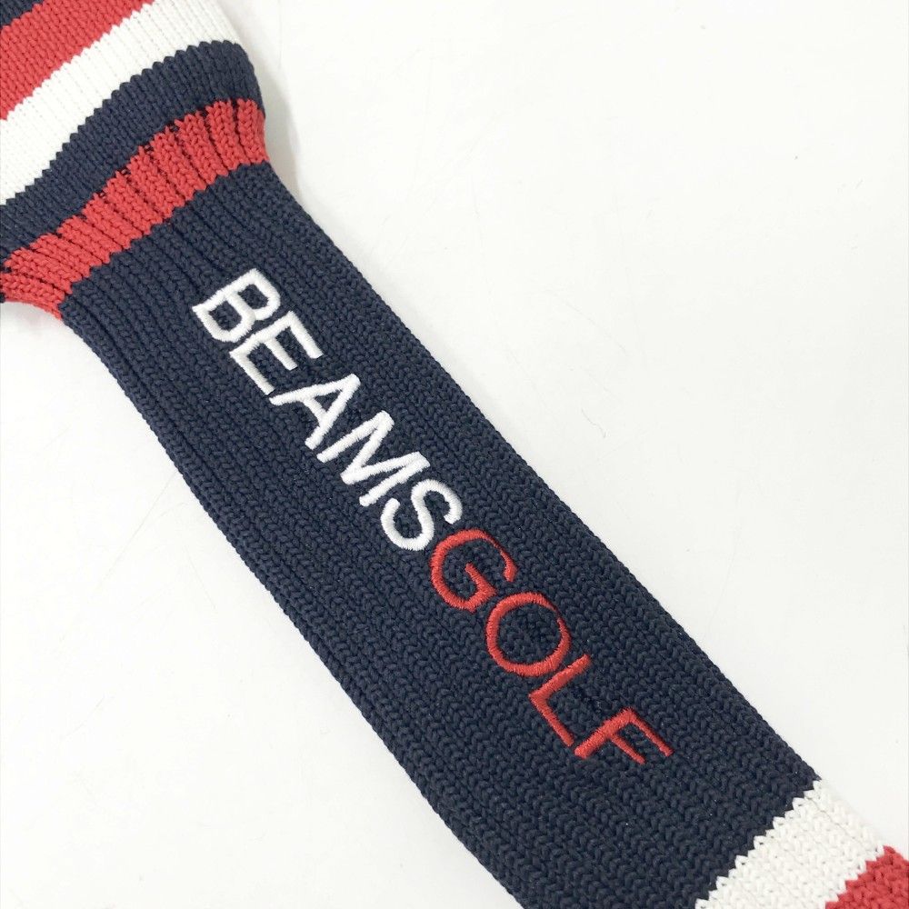 【即決】BEAMS GOLF ビームスゴルフ ヘッドカバー ネイビー系 パター ピン型 [240001299457]【中古】ゴルフウェア BEAMS GOLF ビームス ゴルフ ヘッドカバー 3点セット ネイビー 緑