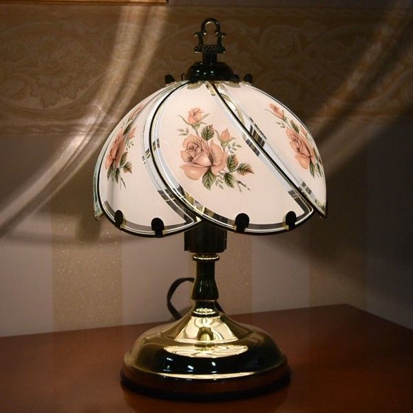 エレガント 薔薇のテーブルランプ 照明 ローズ