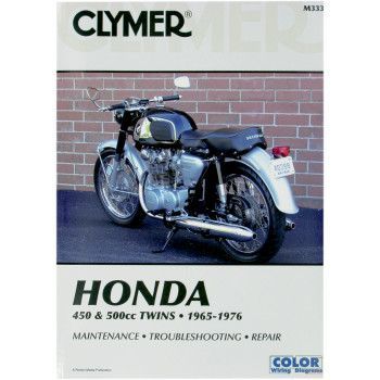 M333　ホンダCL450K、CB450K、CB500Tマニュアル　1965-1976年モデル(在庫
