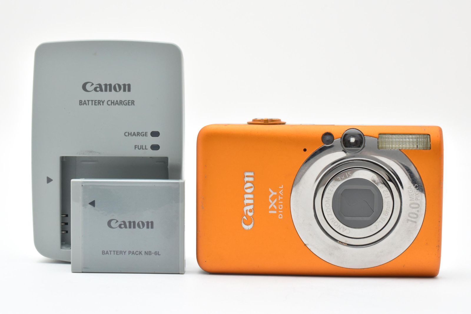 難あり Canon Ixy Digital 110 is オレンジ バッテリー