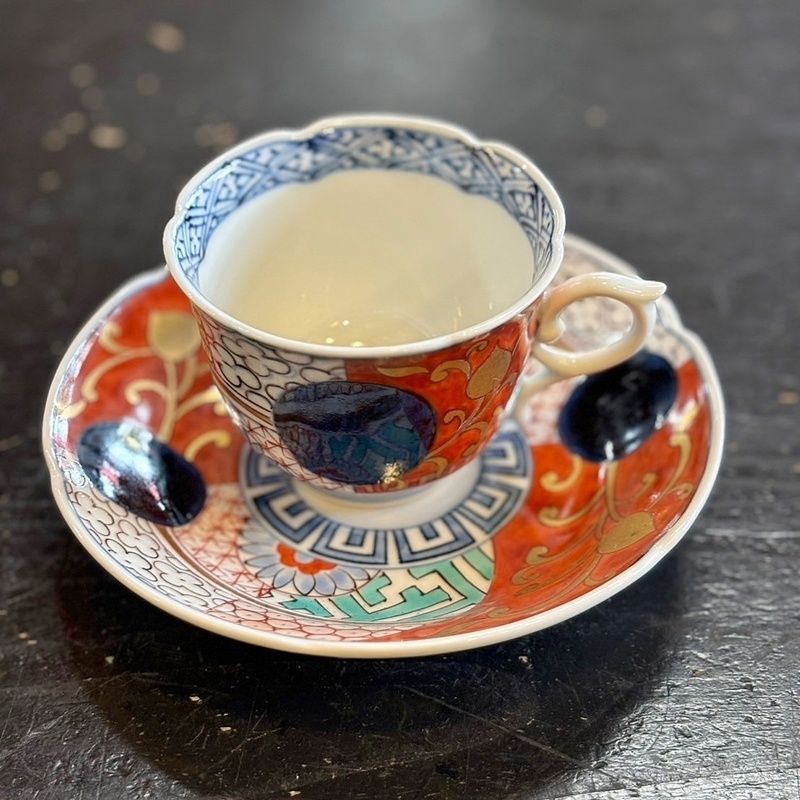 有田焼のカップ＆ソーサー 1客 有田焼金襴手Eclectique kaikai カップ