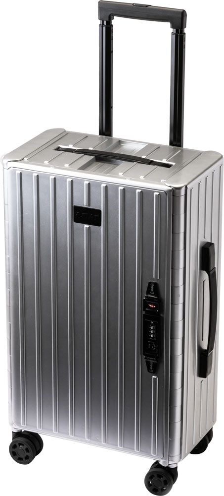 アンドフラット &.FLAT 折り畳めるキャリーケース メタリックカラー