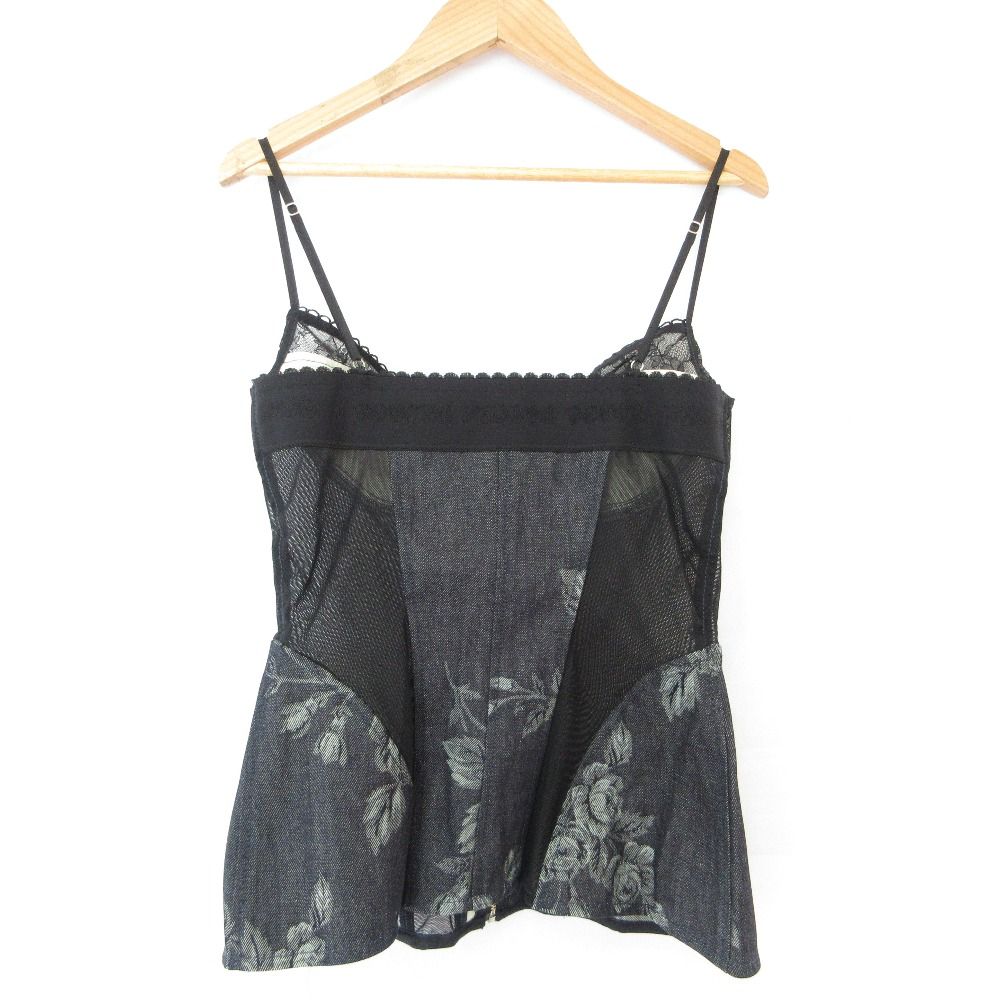 25 SS FETICO フェティコ EMI ROSE DENIM BUSTIER ビスチェ キャミソール サイズ1 インディゴ レディース 古着