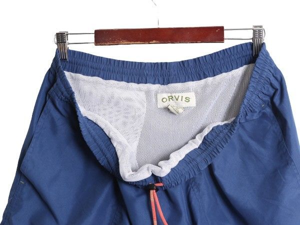 【お得なクーポン配布中!】 00s オービス ショート パンツ メンズ L 旧タグ 00年代 オールド ORVIS アウトドア スイム ショーツ 短パン 海パン 水陸両用 ワンポイント