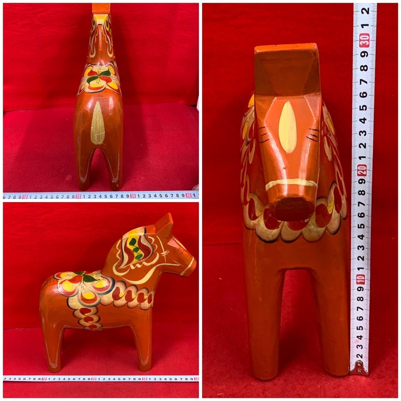 ダーラナホース 高さ31.5cm スウェーデン 北欧 工芸品 新入荷