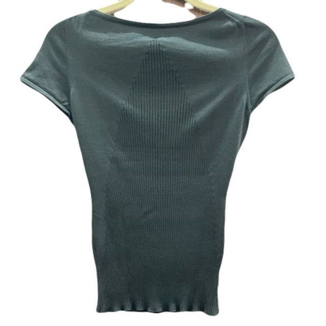 美品】CHANEL シャネル 半袖Tシャツ P40676K02966 ココマーク リブ 