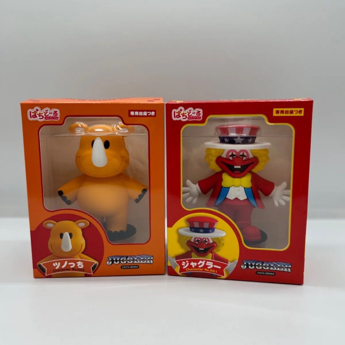 美品】パチスロフィギュア ジャグラー ツノッち ぱちどーる 2点