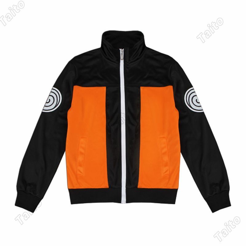 公式品　バンダイ　NARUTO　うずまきナルト　ジャケット　上着　コスプレ衣装 NARUTO-ナルト- うずまきナルト少年篇コスチュームセット Mens M