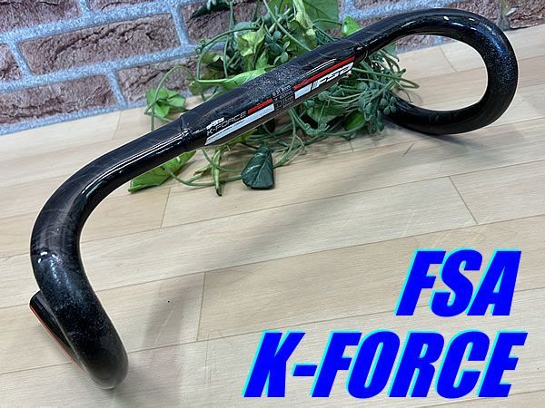 ☆FSA K-FORCE カーボンドロップハンドル 400mm(C-C) イチ推し!! 美品