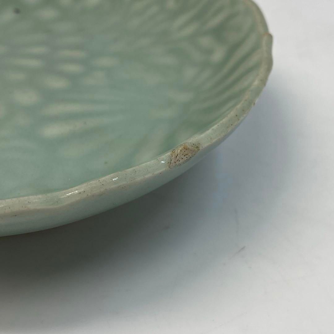 江戸時代 鍋島青磁 中皿 直径約13㎝ 東里6-0615① - メルカリ