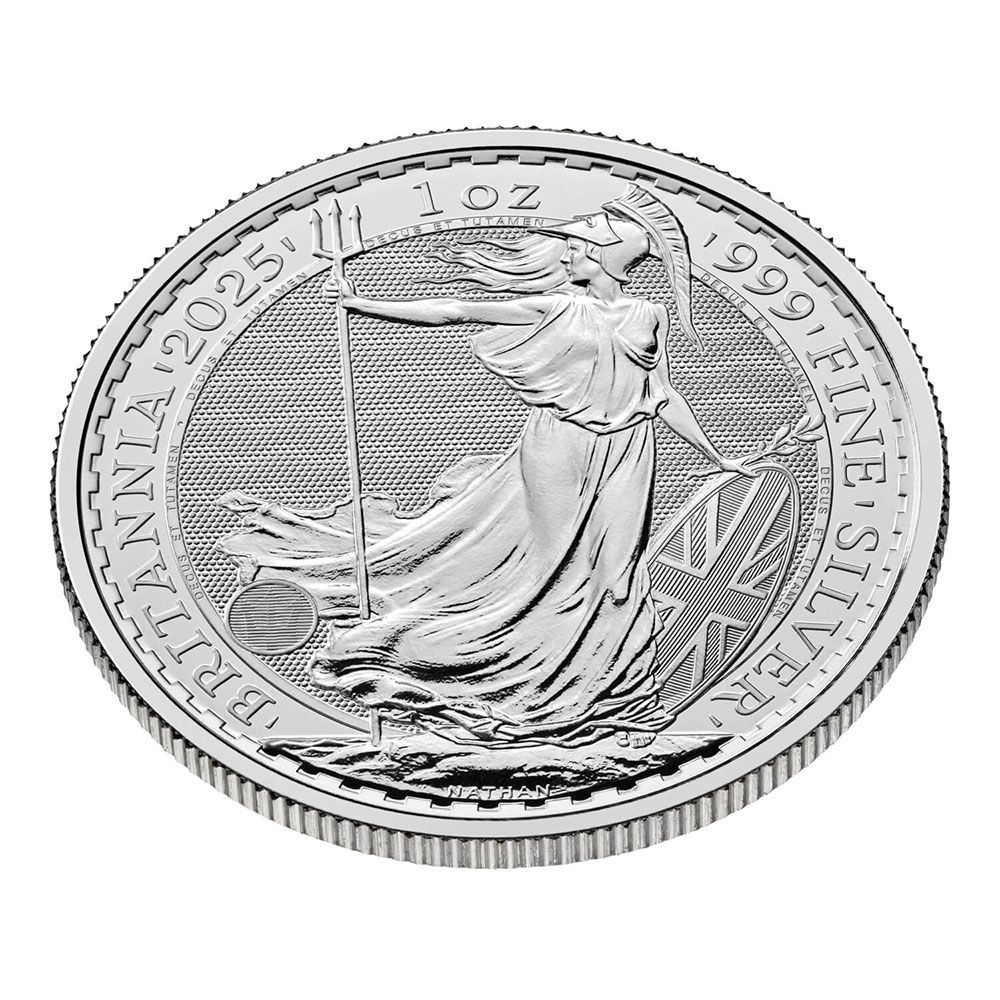 イギリス 2025 チャールズ3世 ブリタニア 2ポンド 1オンス 銀貨