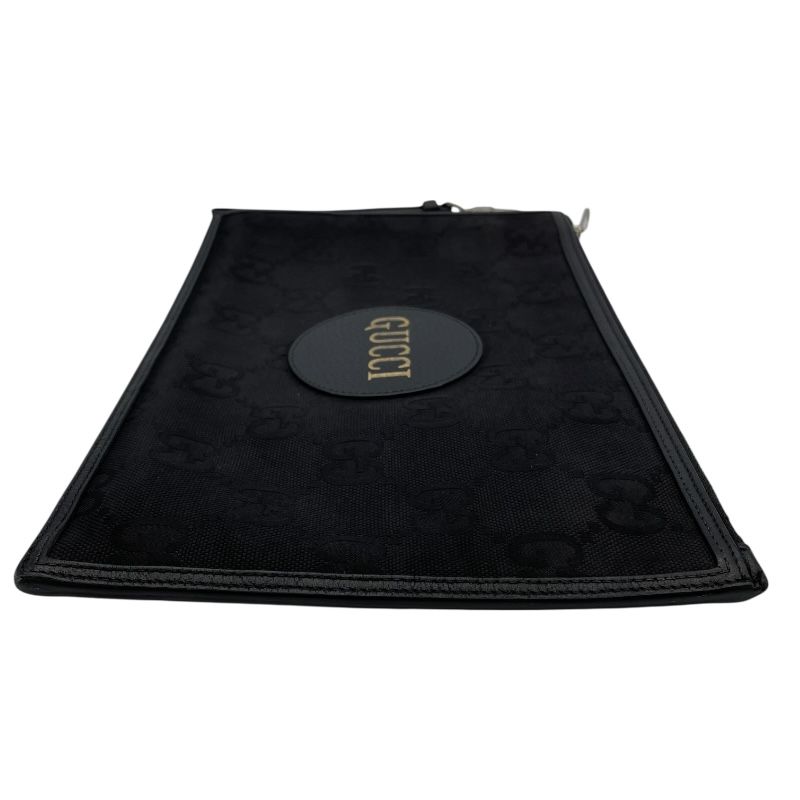 グッチ GUCCI オフザグリッドフラットポーチ 625598 ブラック GG