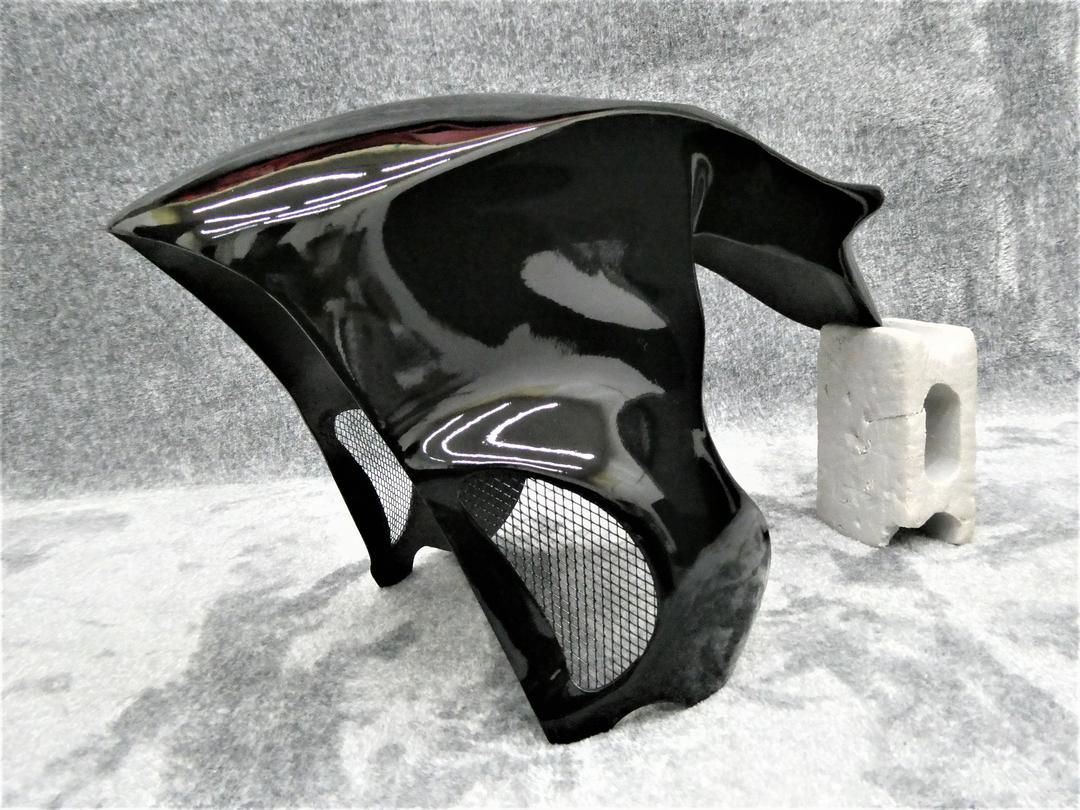 エアロ　フェンダー　ブラック/ダクト 汎用CBR400F エアロフェンダーブラック/ダクト 汎用CBR400F