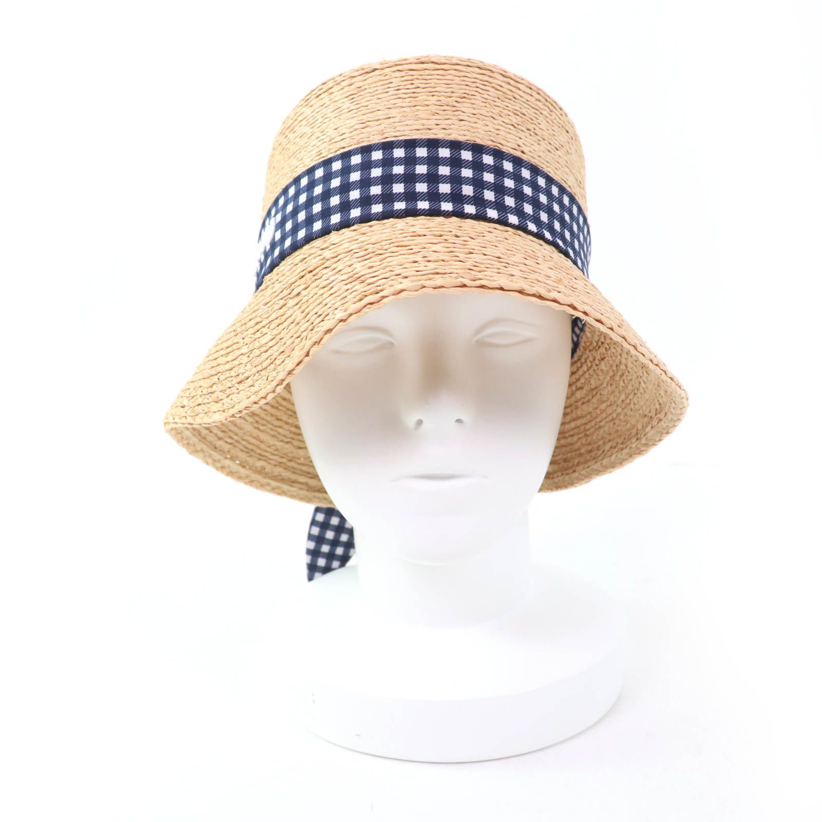 MIU MIU 麦わら帽子 MIU MIU ストローハット麦わら帽子 ハット miumiu 帽子 MIUMIU ミュウ