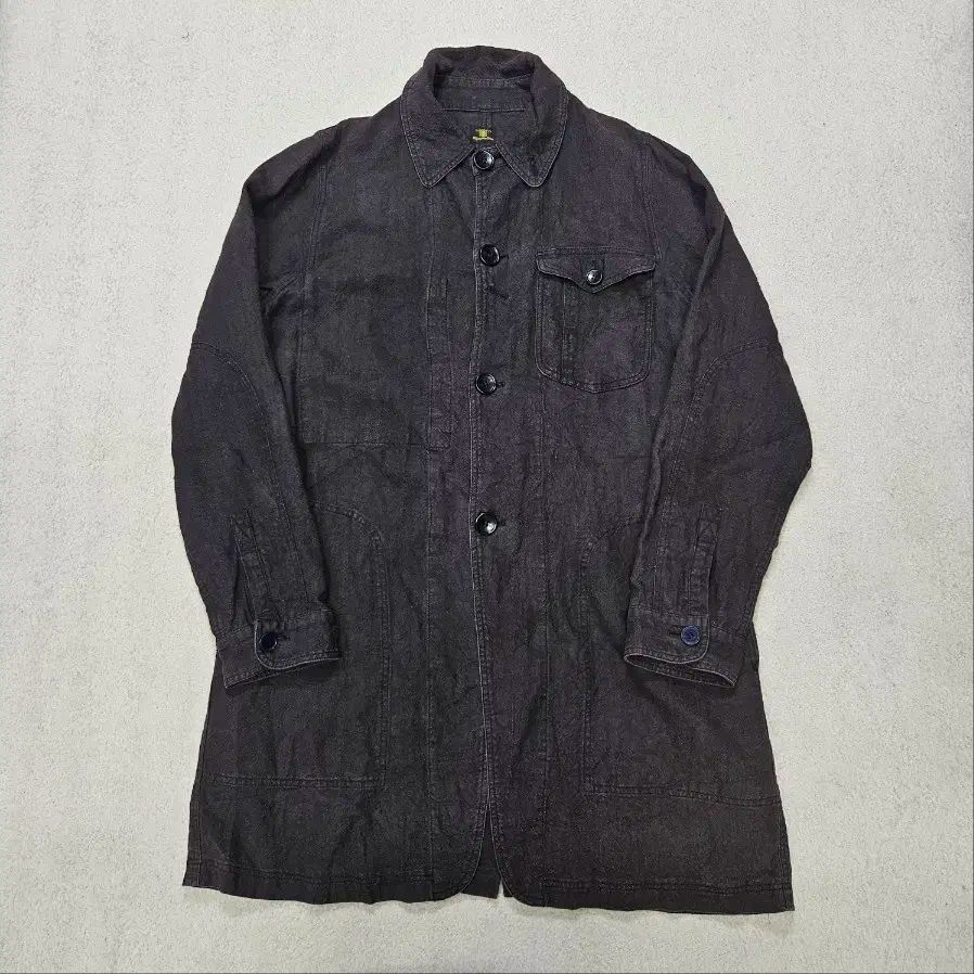 コズミックワンダー 草木染めウールコート 黒 コズミックワンダー