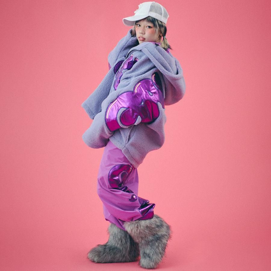 ガルフィー モコモコ ジャンパー GALFY フリース メンズ ジャケット もこもこ パーカー ボア