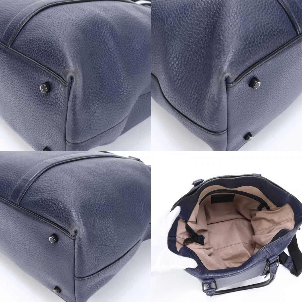 コーチ メトロポリタン レザー 2WAY ビジネス バッグ 斜め掛け