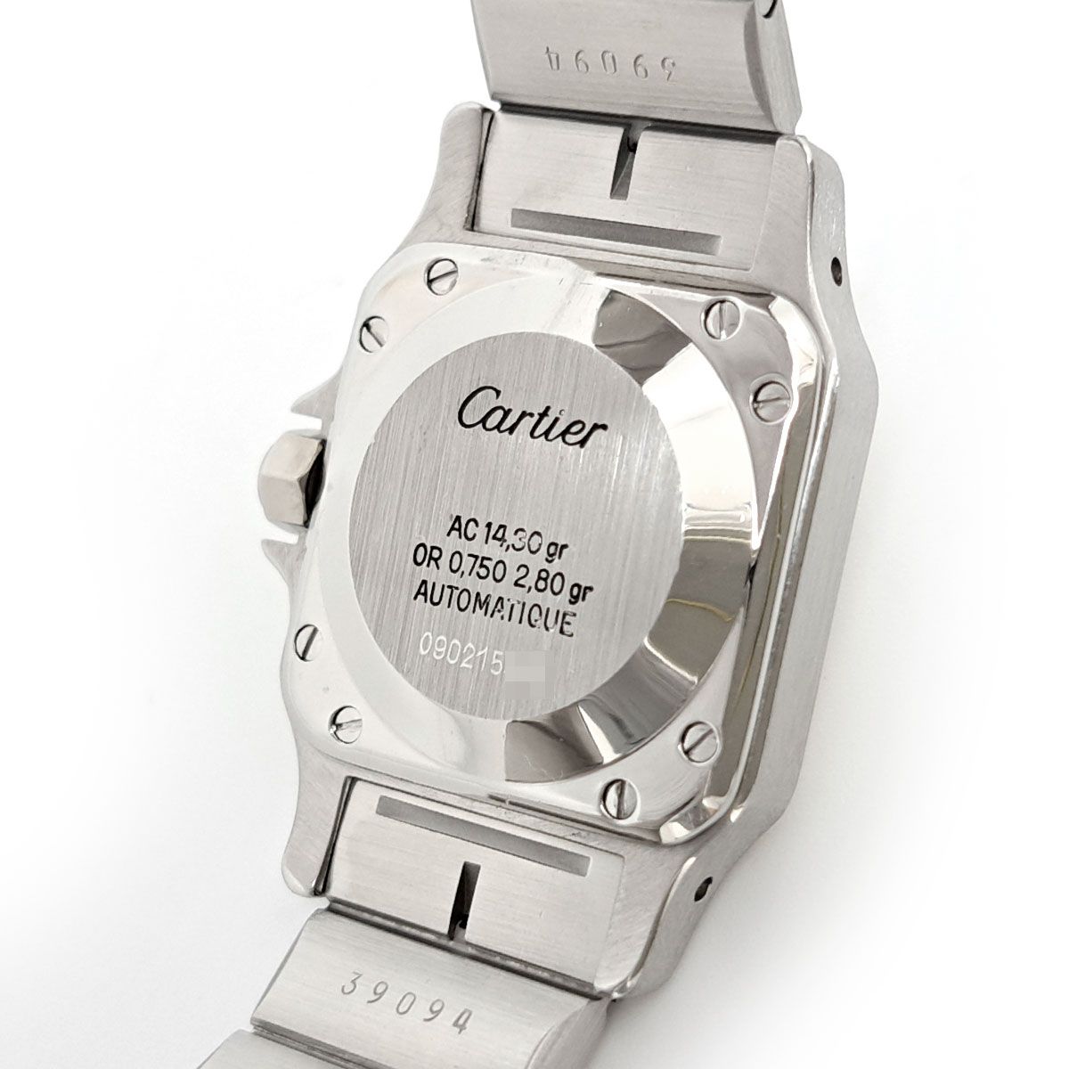 カルティエ サントスガルベ SM Overhauled Non-Polish AC14.30gr 自動  
